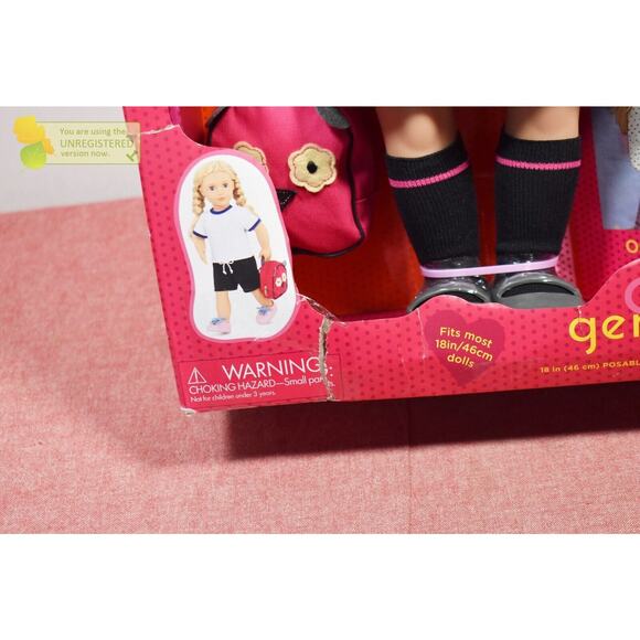 Our Generation Hally with Storybook & Accessories 18" Posable School Doll - Picture 3 of 8